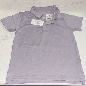 Crewcuts Lavender Short-Sleeve Performance Polo Boys XS (4-5)